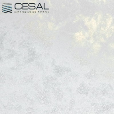 Кассета алюминиевая Cesal белый мрамор 511 300x300 мм. (Закрытая подвесная система)