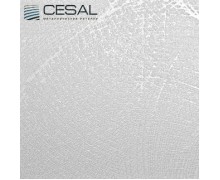 Кассета алюминиевая Cesal шелк белый 300x300 мм. (ЗП)